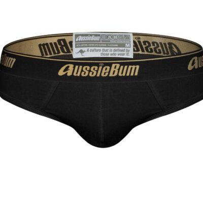 aussieBum CottonSoft Ony Black Brief M