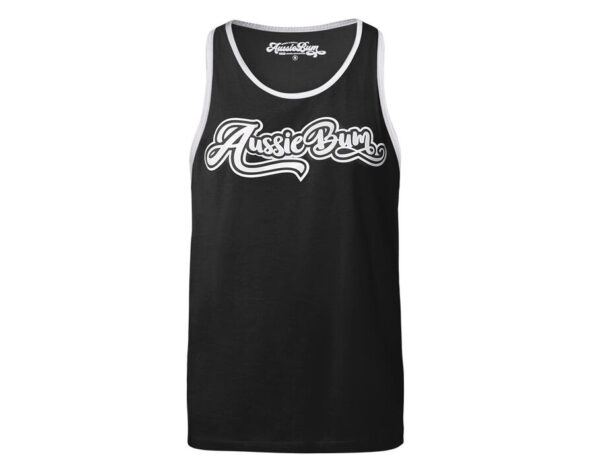 aussieBum Signature Singlet Black Singlet