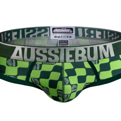 aussieBum CottonSoft 2.0 Hopscotch Green Brief M