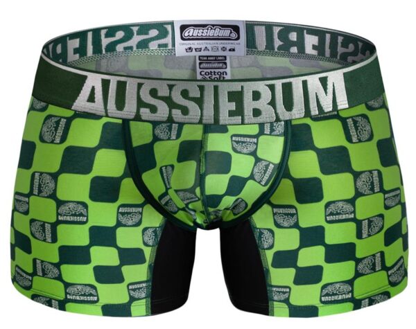 aussieBum CottonSoft 2.0 Hopscotch Green Trunk