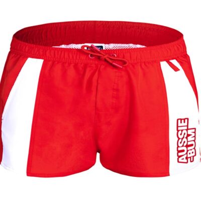 aussieBum PinUp Red Shorts M