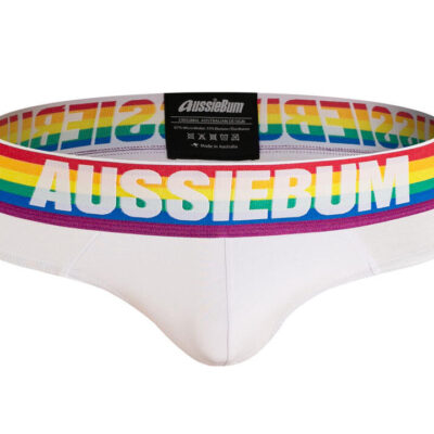 aussieBum Pride White Brief M