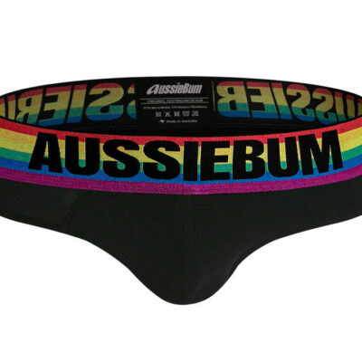aussieBum Pride Black Brief