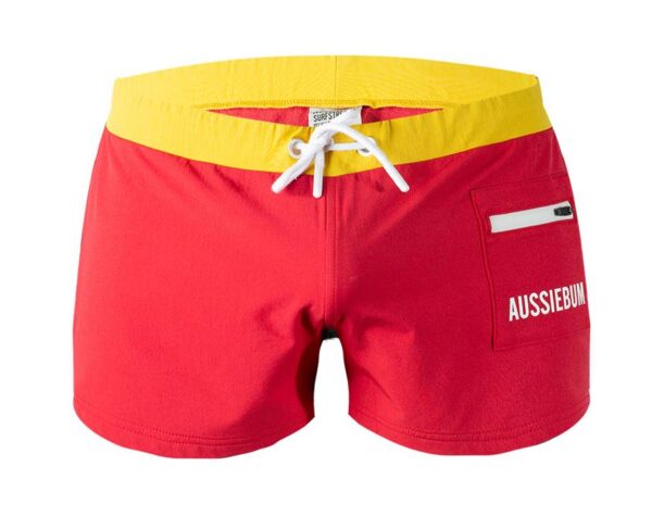 SurfStretch Red Shorts S