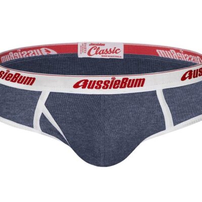 Classic Original Navy Marle Brief L Green Underwear Classic Original Navy Marle Brief L