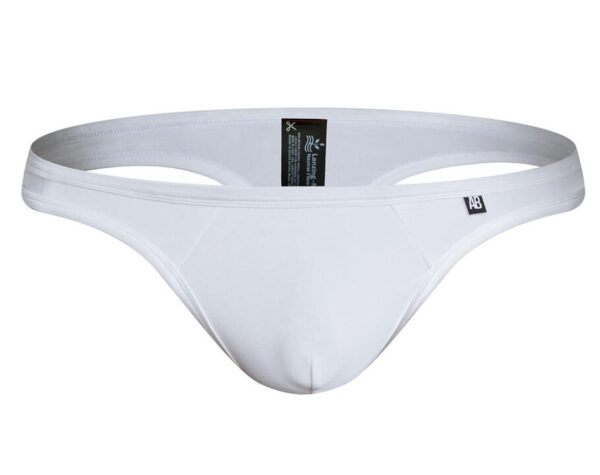 Slick White Thong M