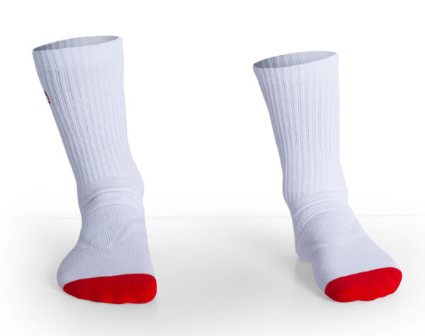 AB Embroided Socks White Sock No Size