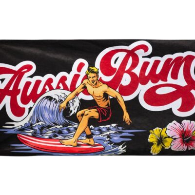 Towel Surfer Black Towel No Size