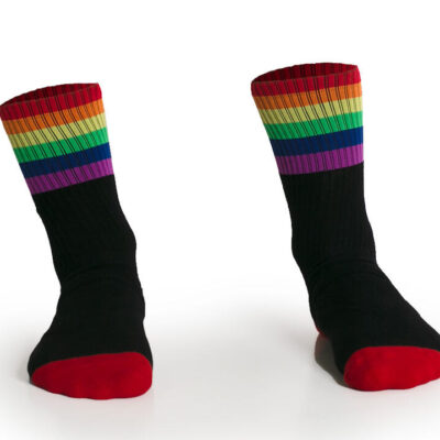Pride Socks Black Socks S-M Green Underwear Pride Socks Black Socks S-M