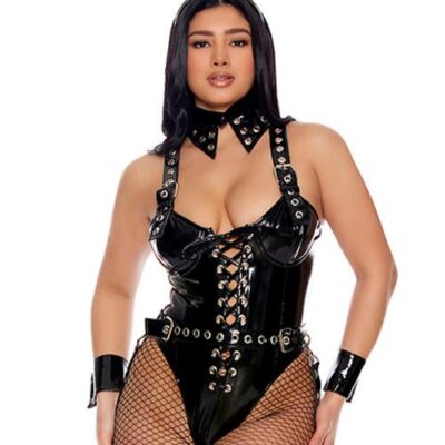 Forplay Lotta Bunny 5 Piece Black Sexy Bunny Costume