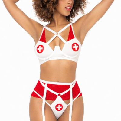Mapale by Espiral Doctor Love 3 Piece Sexy Doctor Costume