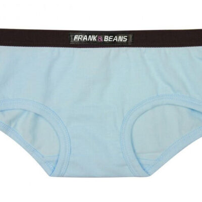 Frank and Beans – Women's – Boyleg Panties – Blue – Small