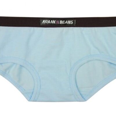 Frank and Beans – Women's – Boyleg Panties – Blue – Large