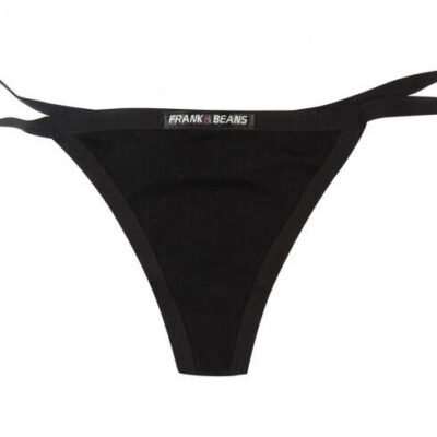 Frank and Beans – Women's – G String Cotton – Black – Large