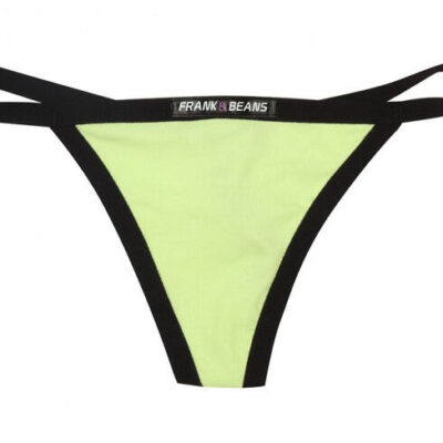Frank and Beans – Women's – G String Cotton – Green – Medium