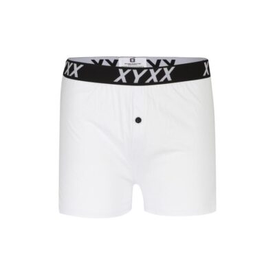 Frank and Beans – Men's – Men Boxer Shorts – White – Medium