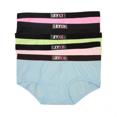 Frank and Beans – Women's – 5 Boyleg Panties – Multicolour – XXL