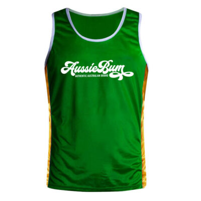 Nylon Singlet Forest Green Singlet L Green Underwear Nylon Singlet Forest Green Singlet L